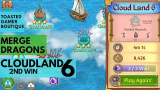 Cloudland 6 Merge Dragons 2nd Win [upl. by Ailemaj]