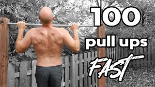 How To Do 100 Pull Ups FAST 3 Methods [upl. by Joab]