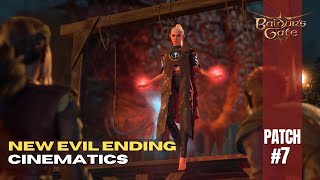 Baldurs Gate 3  New Evil Endings  Patch 7 [upl. by Anilrats413]