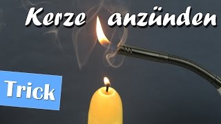 Kerze anzünden Trick  Wandernde Flamme [upl. by Asimaj90]