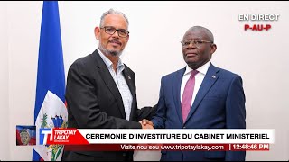 FLASH CÉRÉMONIE DINVESTITURE DU NOUVEAU CABINET MINISTÉRIEL [upl. by Lenor]