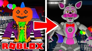 Darzeth Turns Into Funtime Foxy in Roblox Circus Babys Pizza World Roleplay [upl. by Imalda358]