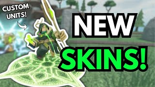 These New Skins are AMAZING  SHOWCASE  RANKING  Tower Defense Simulator UPDATE [upl. by Wiencke127]