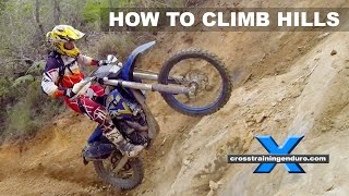 How to climb hills on dirt bikes ∣ Cross Training Enduro [upl. by Acirre]