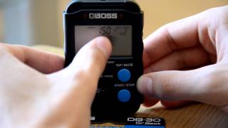 Boss DB30 Metronome review [upl. by Erdnuaed]