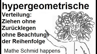 Hypergeometrische Verteilung Wieviele Fische sind im Teich  Mathematik vom Mathe Schmid [upl. by Amabil606]