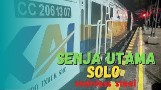 NAIK KERETA SENJA UTAMA SOLO  Solo  Purwokerto Cuma 3 Jam Saja [upl. by Samuela]