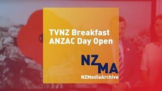 TVNZ Breakfast ANZAC Day Open [upl. by Epuladaug]