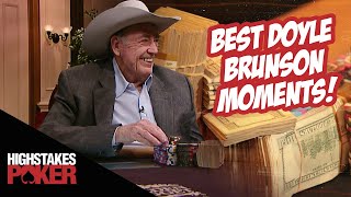 Doyle Brunson Best Poker Hands  High Stakes Poker [upl. by Quar]