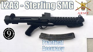 L2A3 Sterling SMG  Close Range Practical Accuracy [upl. by Analahs]