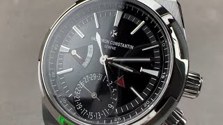 Vacheron Constantin Overseas Dual Time BLACK Dial 900V110AB546 Vacheron Constantin Watch Review [upl. by Nennahs460]