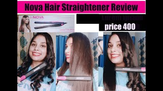 Nova hair straightener review [upl. by Natsyrk]