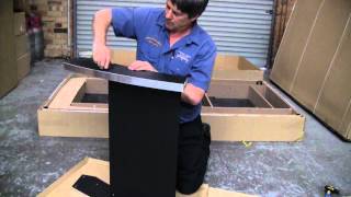 How to assemble a 7 foot MDF Pool Snooker table [upl. by Cone674]