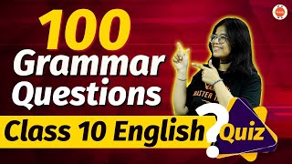 Super Revision 100 Grammar Questions Class 10 English CBSE Oshin Maam Vedantu910 [upl. by Hembree]