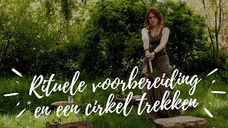 Magie en rituelen voorbereiding en een cirkel trekken [upl. by Annayhs494]