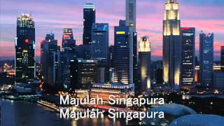 Majulah Singapura National anthem of Singapore YouTube [upl. by Turpin]