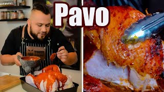 PAVO ADOBADO  Relleno y Puré de papa Asada  TOQUE Y SAZON [upl. by Materi]