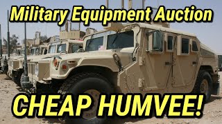 Military Equipment Auction GovPlanet CHEAP HUMVEE [upl. by Peers]