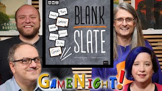 Blank Slate  GameNight Se7 Ep57  How to Play and Playthrough [upl. by Danuloff]