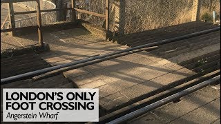 Londons Only Railway Foot Crossing [upl. by Brett943]