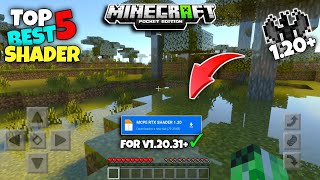 Top 5 Best Shaders For Minecraft Pe 120 Render Dragon  Shaders For Mcpe Minecraft PeBe [upl. by Augy]