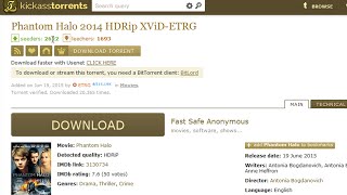 how to download videos from extratorrent or kickass torrent with idm [upl. by Laehctim]