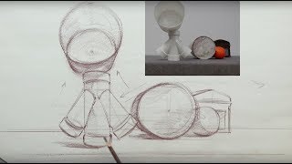 THE BASICS Foreshortening 2 Control of Still Life Forms [upl. by Netsrek]