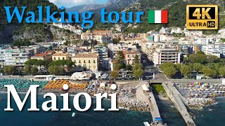 Maiori Campania Italy【Walking Tour】4K [upl. by Gatian]