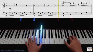 Bolero by Maurice Ravel  Keyboard amp Piano Practice Video [upl. by Odlo888]