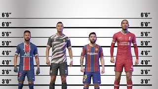 Every Height In FIFA 21 [upl. by Alexa]