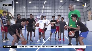 Basket  Stage avec Samuel Nadeau à Trois Bassins [upl. by Ardnasxela688]