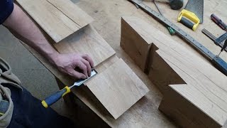 Timber Framing Scarf Joint [upl. by Aysahc613]