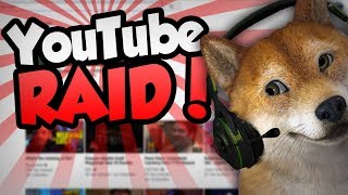 YOUTUBE RAID DOGEARMY [upl. by Ahsratal]