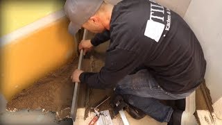 CURBLESS Line Drain on Slab  Tile Coach Episode 24 [upl. by Eatnod]