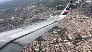 ATERRIZAJE EN MORELIA VOLARIS A320NEO  FULL APPROACH AND LANDING IN MORELIA FROM TIJUANA  XAVRF [upl. by Ocsicnarf]