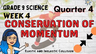 Conservation of Momentum  Elastic and Inelastic Collision  Grade 9 Science Quarter 4 Week 4 [upl. by Yelsa693]