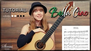 Bella Ciao Classical Guitar Tutorial [upl. by Buschi668]