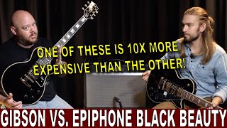 Gibson vs Epiphone  The Black Beauty Duel Is the Gibson worth 10x more [upl. by Werdn]