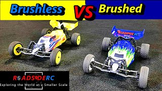 Losi MiniB Brushed vs Brushless 6000kv Dynamite Install and Test [upl. by Neellok67]