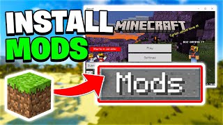 How to DOWNLOAD MODS in MINECRAFT WINDOWS EDITION [upl. by Ferren]