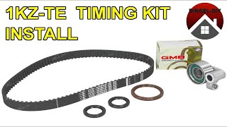 How to Replace a 1KZTE Timing belt Main seals Tensioner and More [upl. by Eremahs122]