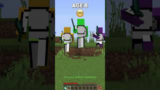 How To Escape Traps at Every Age in Minecraft shorts meme memes [upl. by Ayatahs]