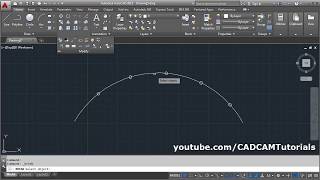 AutoCAD Divide Arc into Specific Length  How to Divide Arc in AutoCAD [upl. by Riggall]