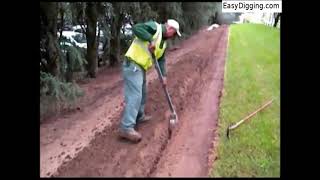 FARM SHOW  Trenching Shovels Dig Ditches Fast [upl. by Anaek]