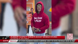 Robbery suspect targets Boost Mobile stories in Richmond and San Pablo [upl. by Nahtnamas]