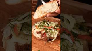 wow yummy doner kebab with cheese [upl. by Yllim]