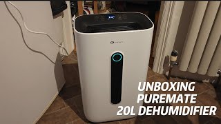 Unboxing Puremate 20L DEHUMIDIFIER [upl. by Rovit]