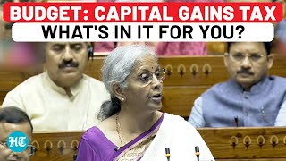 Budget 2024 Big Benefit On Capital Gains Tax Watch FM Nirmalas Announcements  Modi Govt 30 [upl. by Eldon]