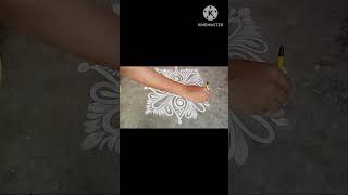 alpona designhow to draw alpona design step by stepLaxmi puja alpona alpona alponadesign shorts [upl. by Madea]