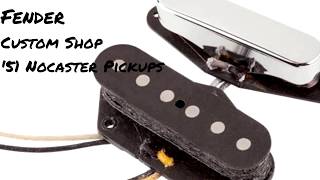 Fender Custom Shop 51 Nocaster Pickups [upl. by Daberath]